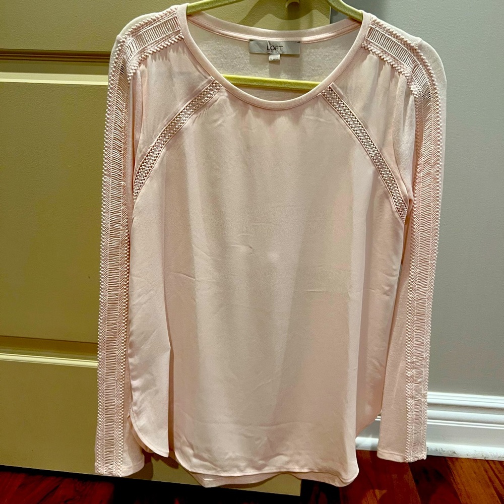 Loft blouse pink